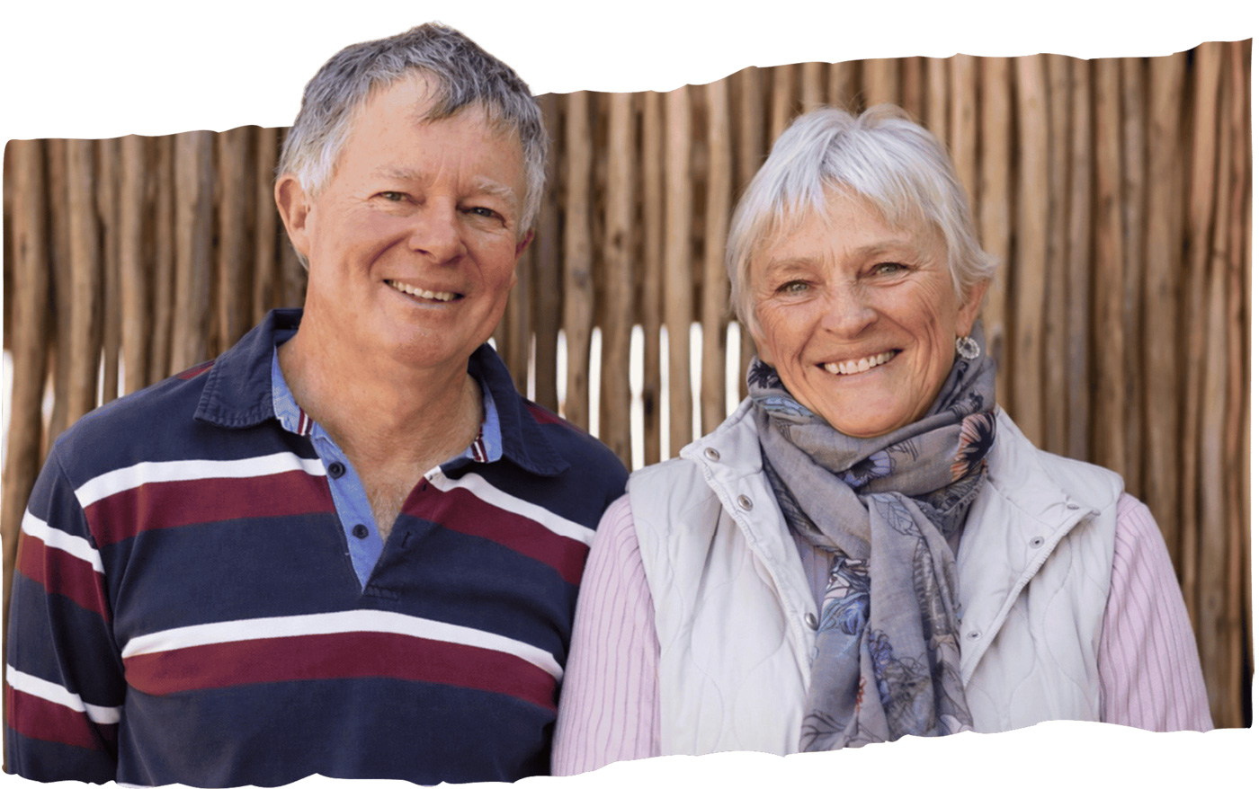 Cathy and Richard (About us) – Kids kits Picture of Richard and Cathy Fry