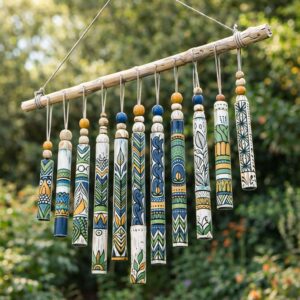 Real photo of wind chimes